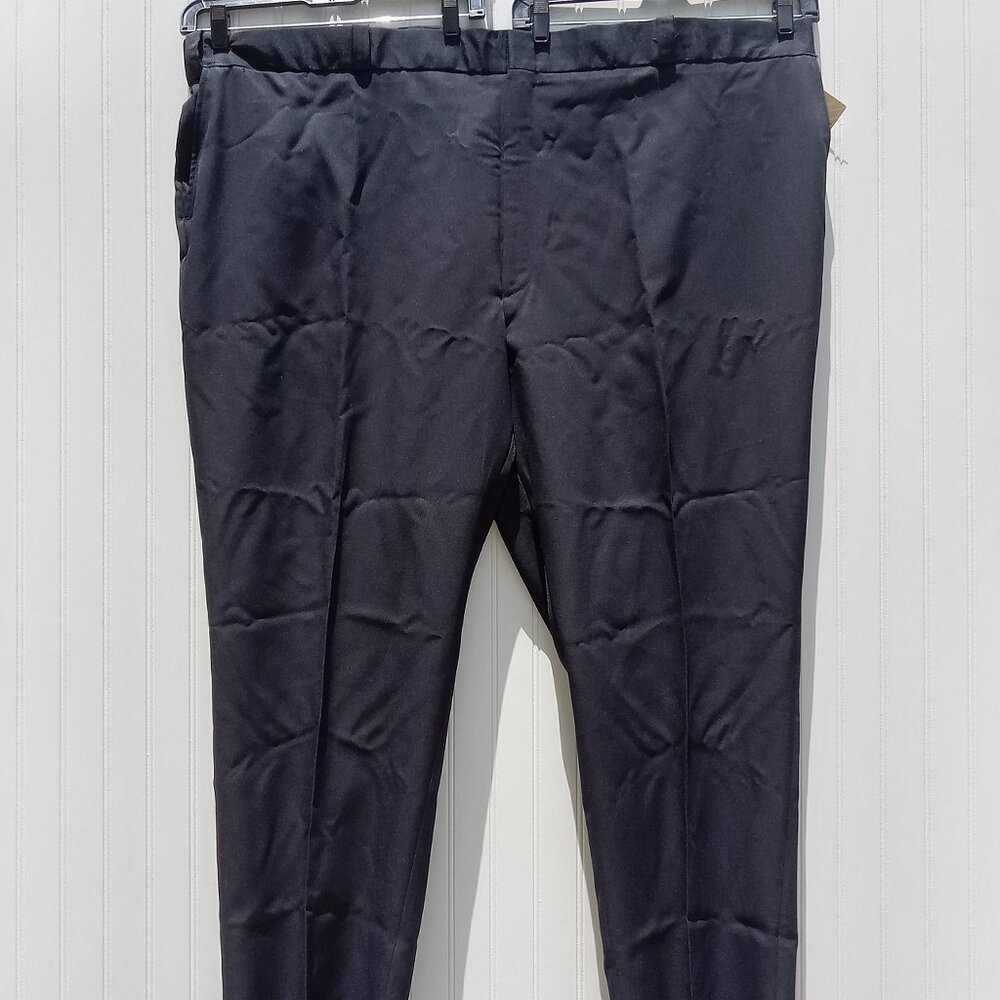 Flying Cross Fechheimer Uniform Pants 58 LAPD Navy Blue Unhemmed Garbadine Mens